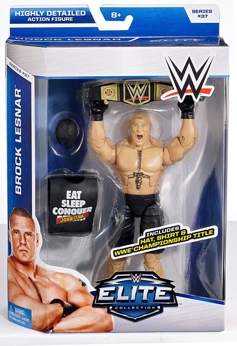 Are you #TeamBrock ?

⭐️⭐️⭐️⭐️½

Eat, Sleep, Figures, Repeat! We love the energy of this Brock Lesnar. The WWE championship looks great plus you get a hat and vest with him too. The body mold and details are excellent. #suplexcity 

#WWE #WrestleMania  #Mattel #BrockLesnar