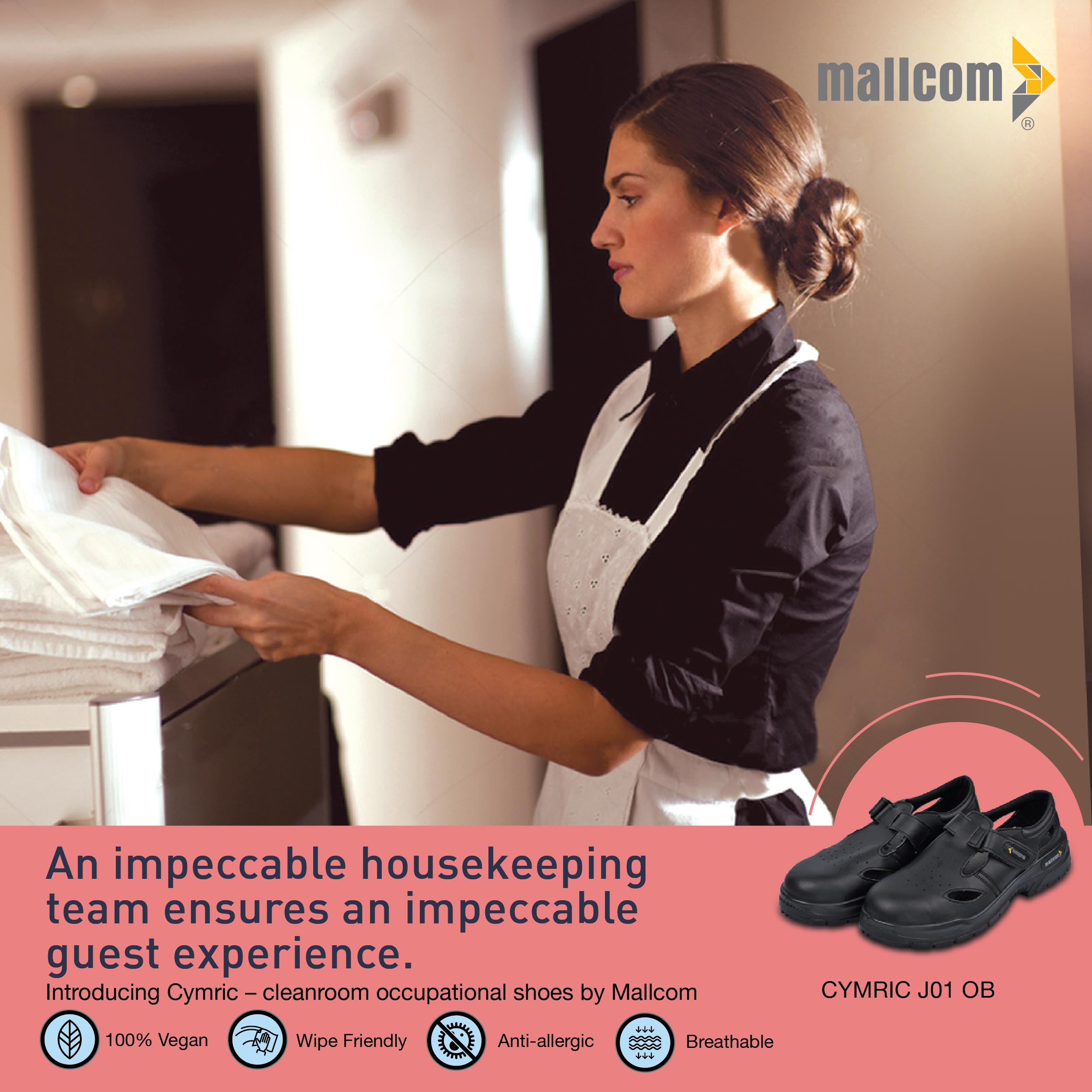 Shoes for housekeeping staff sale