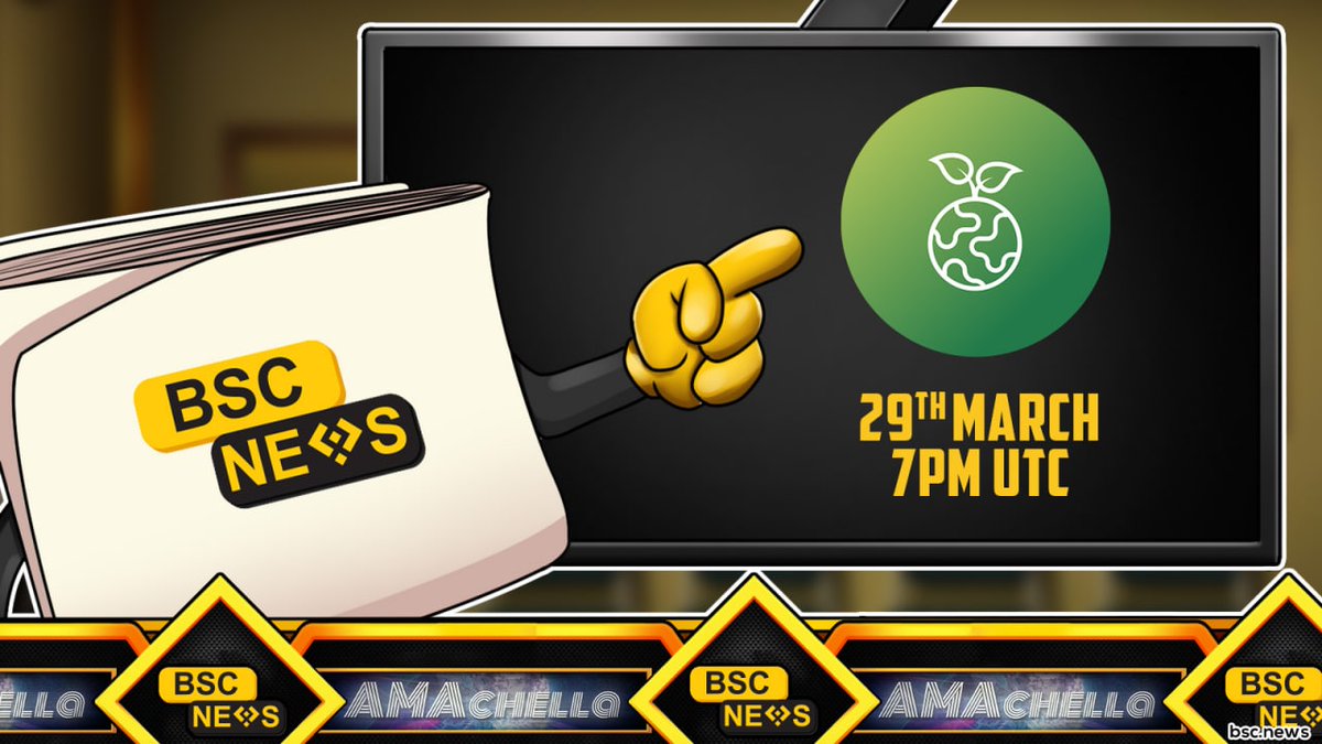 📣 Great news! Imran will be joining 3 other like minded crypto projects for the next #AMAChella hosted by @news_of_bsc

Hear about progress with our $SPE nurseries, carbon credits & much more.

📆 Tuesday, March 29th, 7 PM UTC
🌐 twitter.com/news_of_bsc

#BSCgems #Crypto