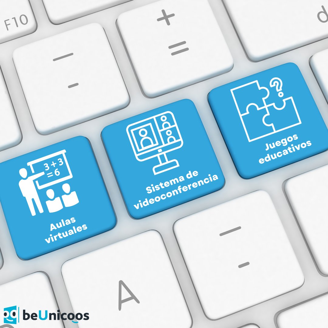 beunicoos's tweet photo. 🔑Regístrate como docente y comienza a disfrutar de nuestras herramientas para profesores:
👨🏫Imparte vídeoclases con #beCam
❓Crea juegos con #beQuest
📝#aulavirtual
💬Foro de dudas privado
📋Crea test para tus alumnos
🗒Notas privadas y compartidas
ℹ https://t.co/t4rq2At89q https://t.co/yK1hpRle7K