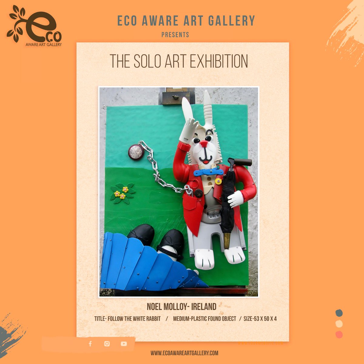 The solo art exhibition March 2022
Artist @noelmolloy61
from Ireland.

.CHECK OUR BLOG - ecoawareartgallery.blogspot.com
.
.
VISIT OUR SITE ecoawareartgallery.com
.

.
FOLLOW US ON FACEBOOK facebook.com/ecoawareartgal…

.
.
.
#soloartexhibition