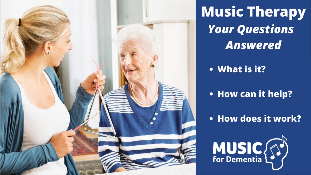 What is #musichterapy exactly and how can it help people living with dementia? 

Visit our website where we explain more about Music Therapy: 
ow.ly/AHIJ50HBgYV

#musictherapy #dementiacare #musicfordementia