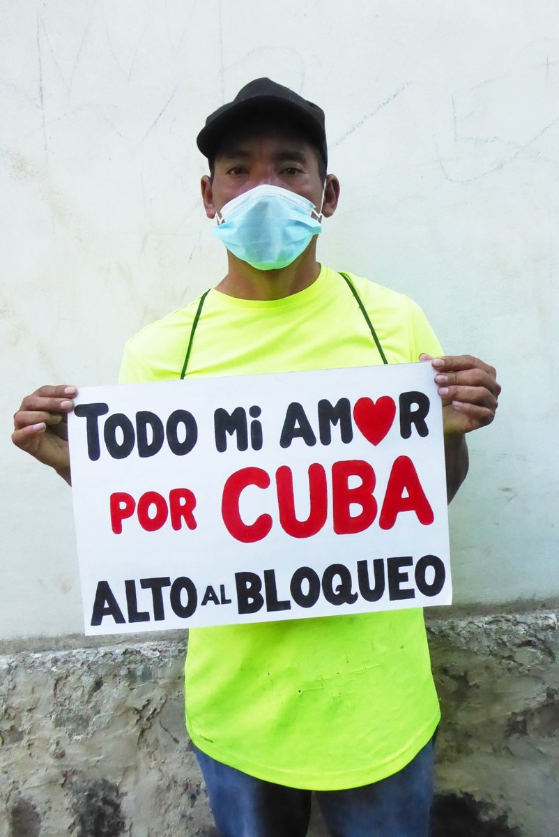 Hermosas imágenes llegaron este domingo desde EL Salvador. La solidaridad salvadoreña se sumó a una jornada de rechazo y denuncia contra el #BloqueoGenocida.

#Cuba no está sola en esta batalla contra el abuso y las presiones económicas que se libra hace más de 60 años.