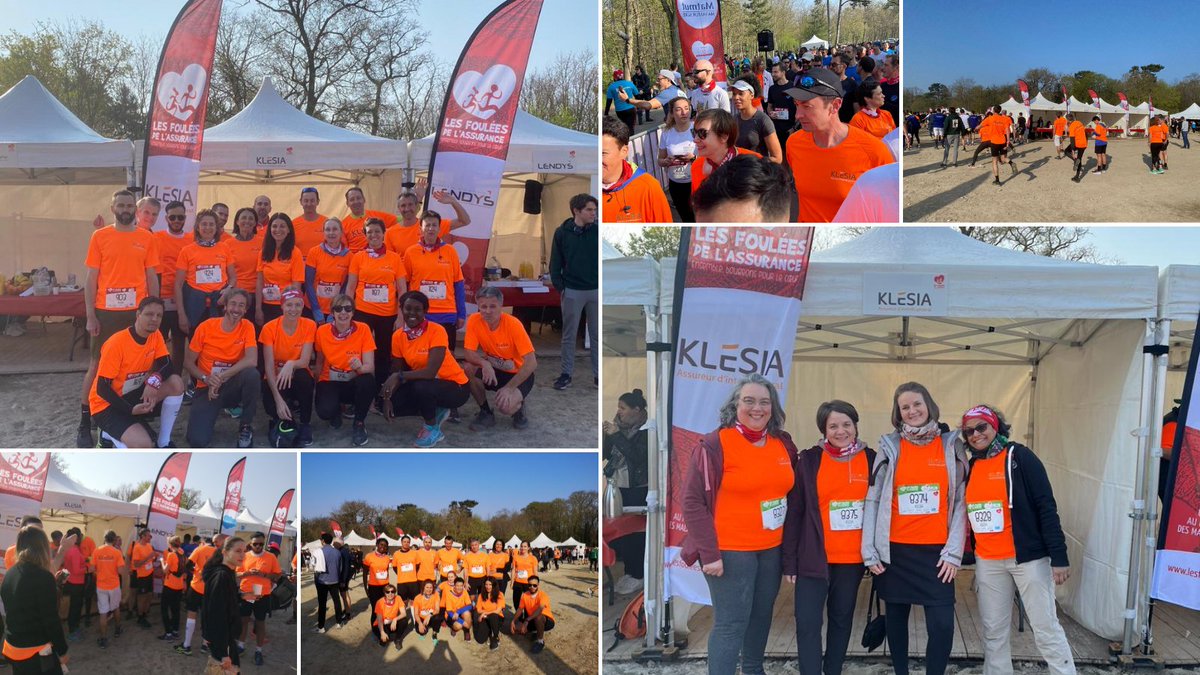 Klesia's tweet photo. 👏 Bravo à la #TeamKlesia qui hier a marché et couru aux @LFDAssurance pour la recherche en cardiologie et en chirurgie cardiaque ❤️
#fda2022 #adicare #fouleesdelassurance https://t.co/69WK8sCkJH