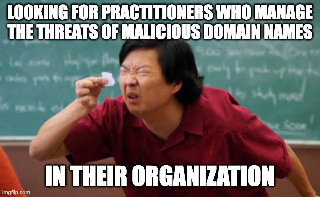 CyberSecTUDelft's tweet photo. Are you responsible for managing the threats of malicious domains in your organization? We need your help for research purposes! We would like to organize an anonymized 45-minute interview with you! If you are interested, contact e.r.turciosrodriguez@tudelft.nl to participate! https://t.co/YTo1zPUf5h