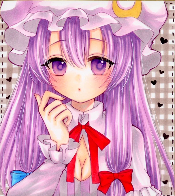パチュリー・ノーレッジ❤

#東方project #コピック #イラスト 