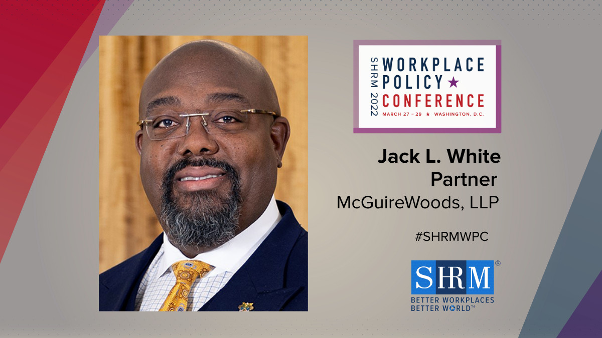 Our #SHRMWPC Opening General Session, “Justice Delivered: How the Supreme Court Approaches Employment Law,” ft. Jack L. White of <a href="/McGuireWoodsLLP/">McGuireWoods LLP</a> and moderated by Ronda B. Esaw of <a href="/GT_Law/">Greenberg Traurig LLP</a>. shrm.co/y3rt3u #EmploymentLaw