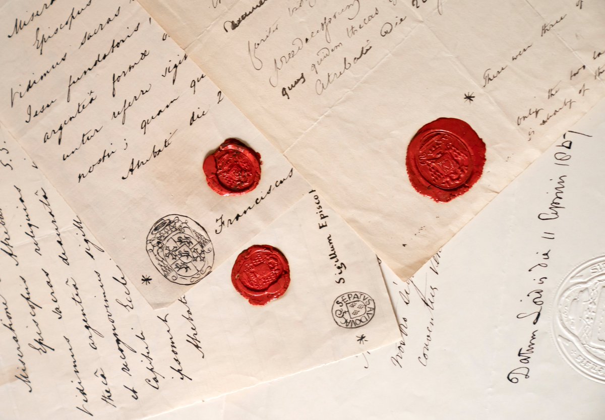 Dr Hannah Thomas with a True Cross relic, displayed in an ornate reliquary case made of silver gilt, precious stones and crystal, at The Bar Convent Living Heritage Centre, as the convent marks Easter with the discovery of previously unseen authentication &amp; provenance documents.