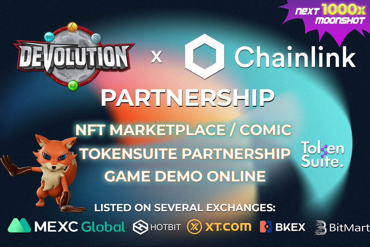 💎 New Partnership 💎

<a href="/DevolutionMeta/">Devolution Official</a> x <a href="/chainlink/">Chainlink</a> 

This is really huge 🌊

#DEVOLUTION #devoarmy #BNB #Chainlink #BSC #Bitcoin