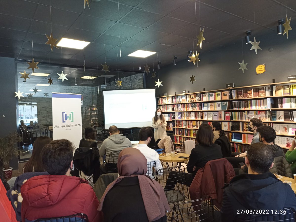 IWD'22 Ankara'da kahvemizi yudumlarken ilham verici konular ve teknoloji üzerine fikir ve deneyim paylaşımında bulunduk. 💜 Katılımcılarımıza, konuşmacılarımıza ve bizi ağırlayan Sapiens Kitap Kültür Kahve'ye çok teşekkür ederiz!#ProgressNotPerfection #InternationalWomensDay2022