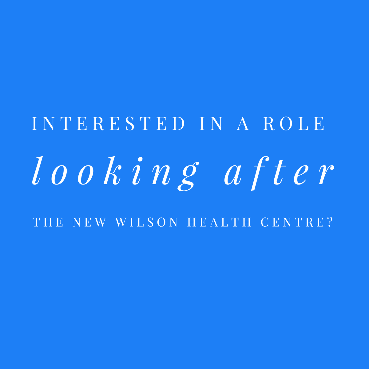 We're recruiting for a Building Manager.
🏥
Can you help maintain our building and facilities to the highest standards of health and safety, and provide a welcoming and pleasant space for all?
✅
If so, apply here
uk.indeed.com/viewjob?from=a…