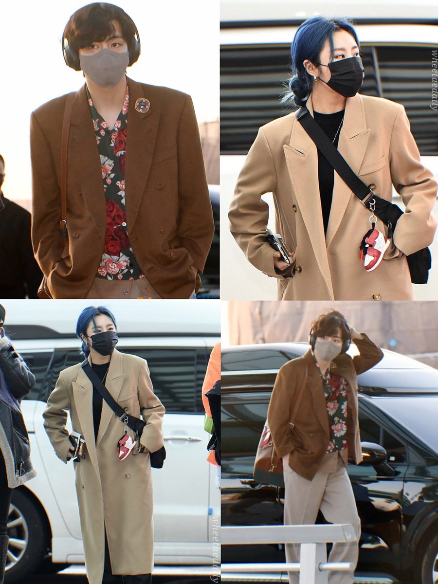 wheetaedaily's tweet photo. #V &amp; #WHEEIN: airport style ✈️ https://t.co/S7OBcrDwWC