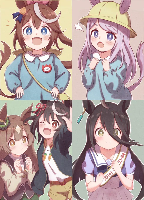 #今月描いた絵を晒そう 
#ウマ娘 
今月もみなさまのおかげで楽しく描かせていただきました!
ありがとうございました!! 
