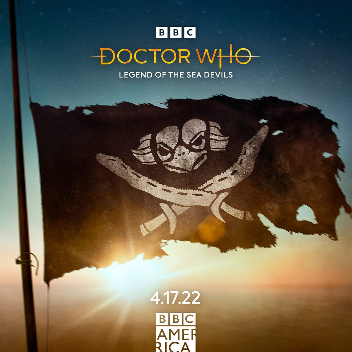 AMCDoctorWho's tweet photo. 🏴‍☠️ April 17, 2022. #DoctorWho https://t.co/gnCMR5xsHC