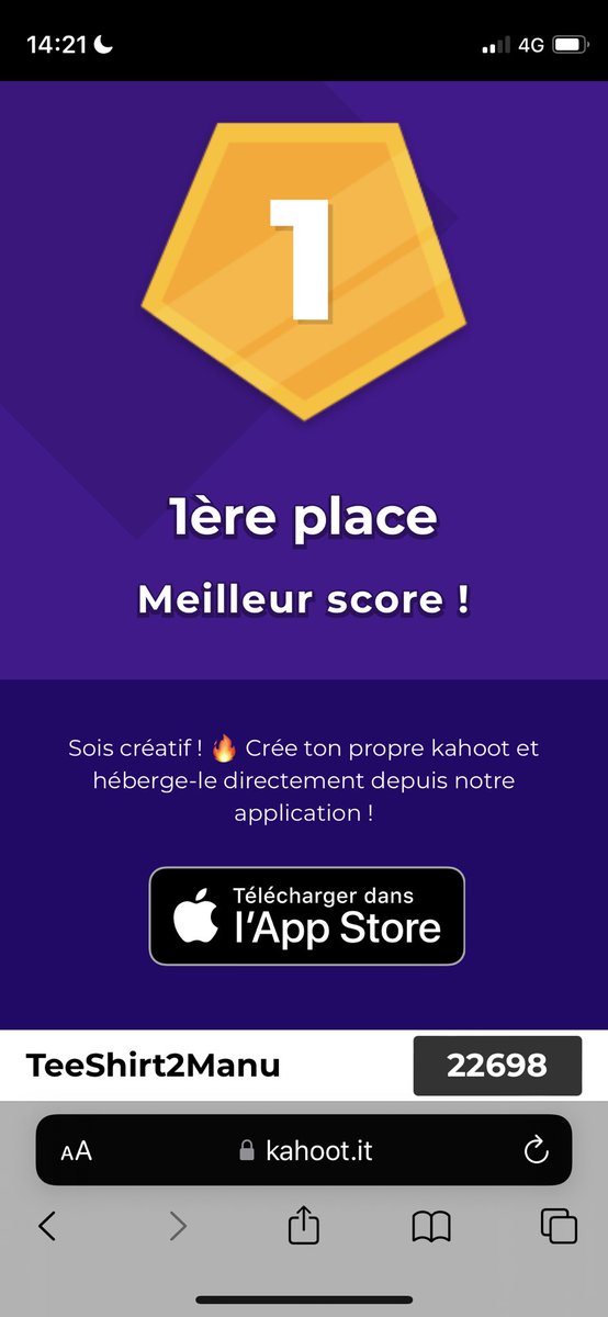 ducMbp's tweet photo. 3 fois 1er/9 au quiz du cours d’anglais, content de cette performance avec le groupe TeeShirt2Manu
la concurrence n’étais clairement pas au rendez vous  #NoSlowing #TeeShirt2Manu #FullDown https://t.co/JGEMfBetRh