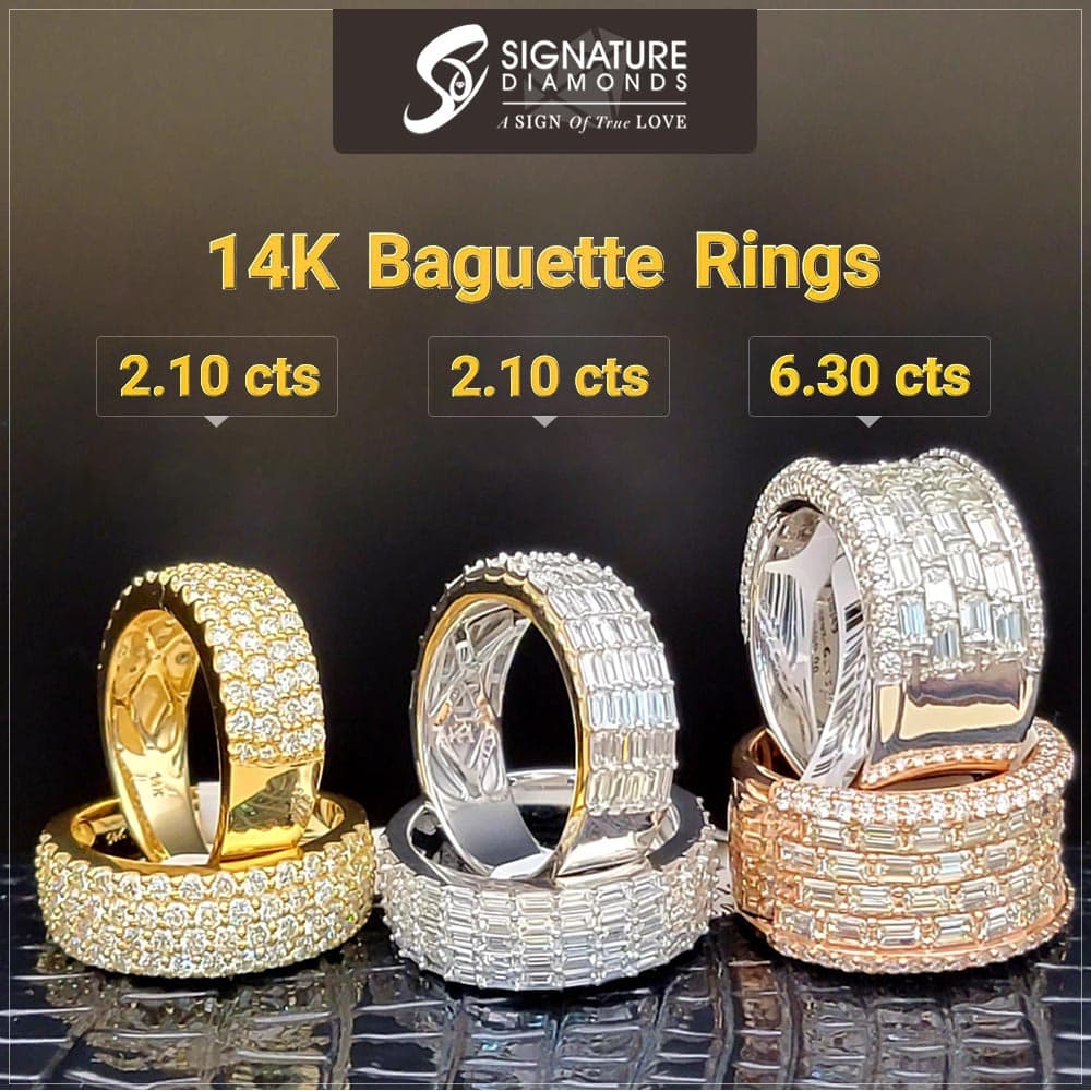 SignatureDiamon's tweet image. Our diamond-studded baguette rings will be the perfect addition to your glam closet💎

#DiamondBands #DiamondJewelry #DiamondCuban #IcedOut #IcedOutJewelry #DiamondRings #BaguetteRings #HipHopJewelry #HipHopFashion #SignatureDiamonds #Knoxville #Tennessee