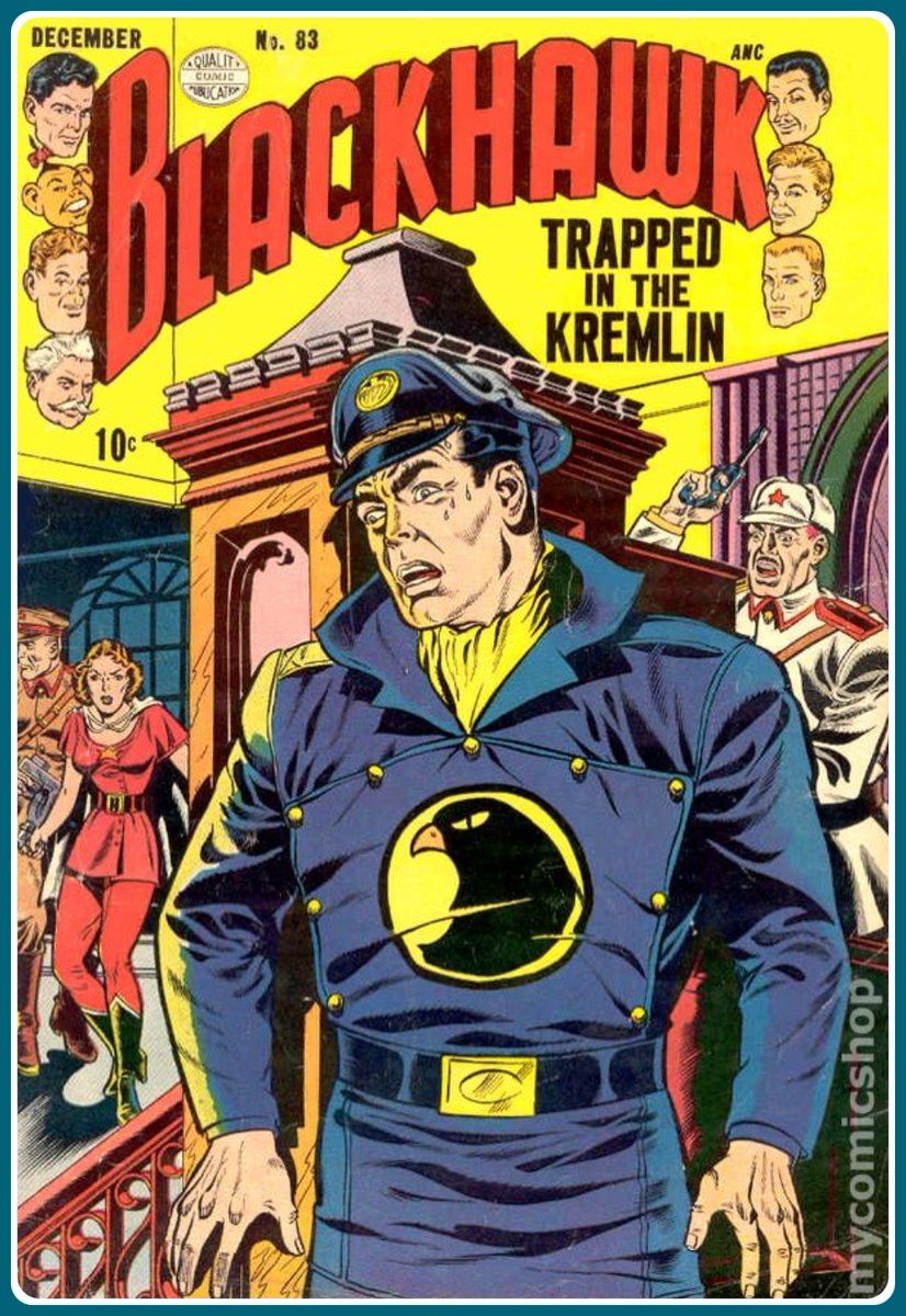 MuseodelComic's tweet photo. Spielberg dirigirá una adaptación del cómic «𝐁𝐥𝐚𝐜𝐤𝐡𝐚𝐰𝐤» que esta ambienta en la Segunda Guerra Mundial con el protagonismo de un batallón internacional que combate a los nazis. Creado para Quality Comics en 1941 por Cuidera, Powell y Will Eisner y fue publicado por DC. https://t.co/qXQwP1vkJC