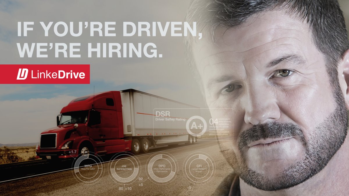 LinkeDrive is growing and we need passionate, forward-thinking people to join our team. If you’re driven and want to help make a positive difference in the lives of truckers, apply for one of our open positions online at LinkeDrive.com!

linkedrive.com/culture