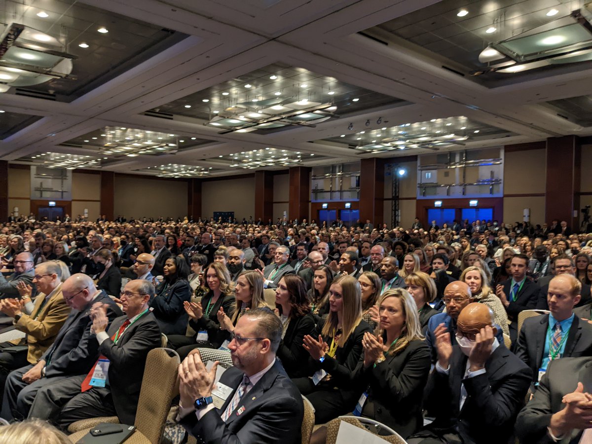 In recognition of their bravery and sacrifice of the past two years, all #healthcare workers are recognized as Honorary FACHEs at #ACHECongress. Let us all remember with gratitude how front-line heroes have responded to the COVID-19 crisis.