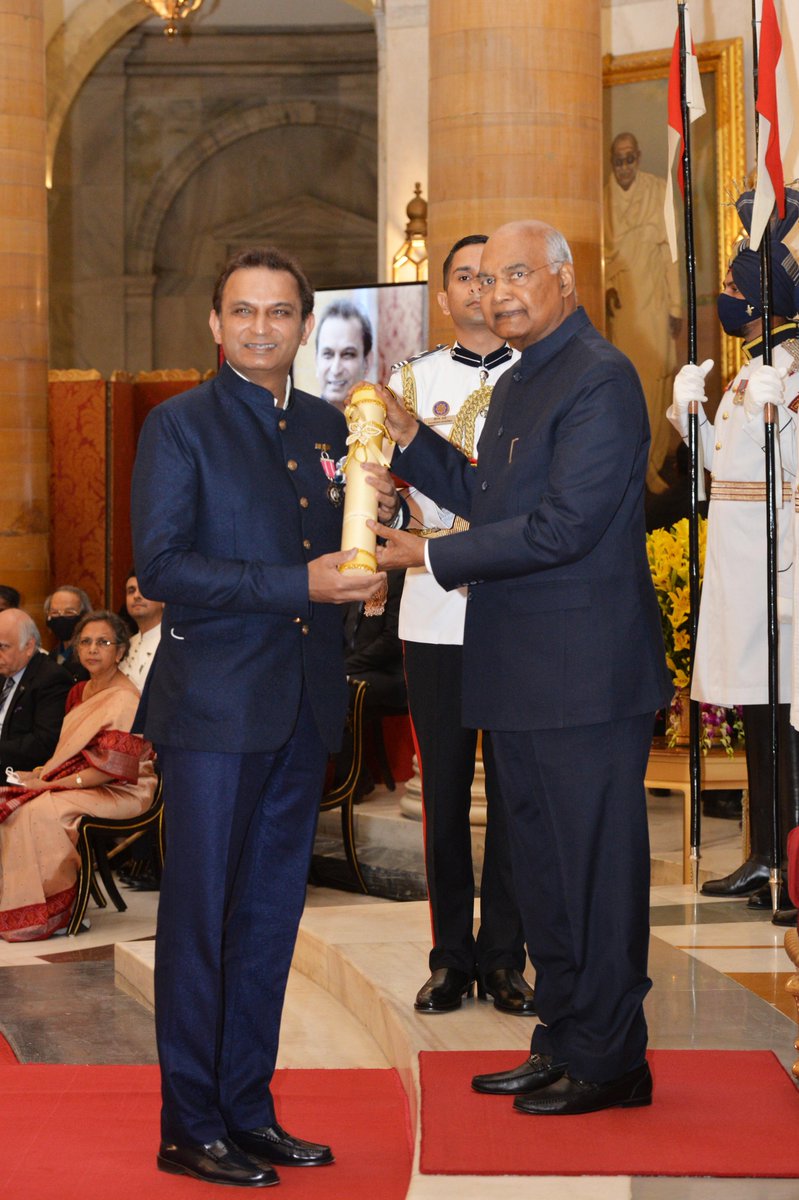 President Kovind presents Padma Shri to Prof Prokar Dasgupta for Medicine. A professor at King's College London, he is a renowned surgeon-scientist, educator and has pioneered robotic surgery in urology.