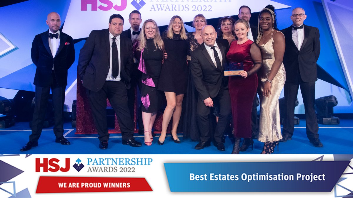 On Thursday evening STERIS together with NHS partners @epsom_sthelier and @KingstonHospNHS scooped the HSJ Award for Best Estates Optimisation Project.