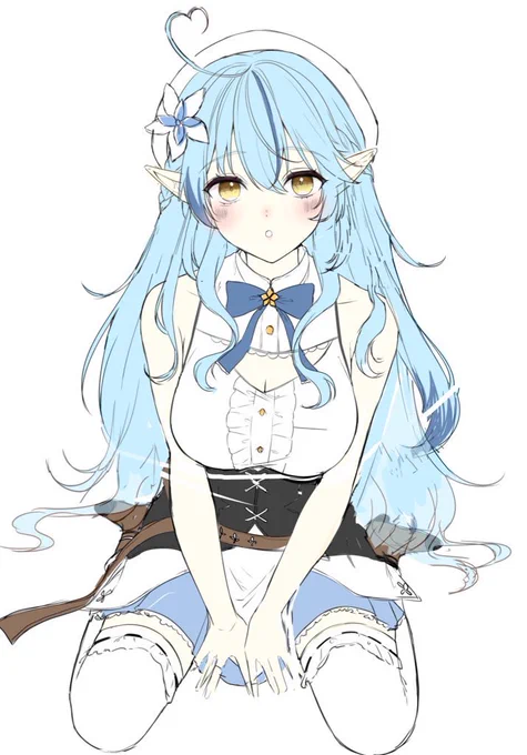 ボツになりそうなのであげます💭
下描きラミィちゃん!

 #LamyArt 