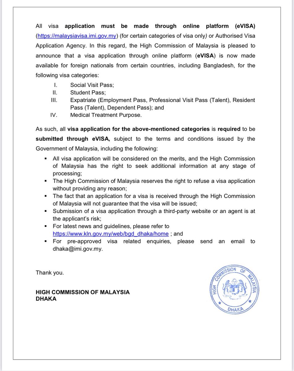 NOTICE ON GUIDELINES AND PROTOCOL FOR TRAVELLERS ARRIVING AT MALAYSIA INTERNATIONAL BORDERS