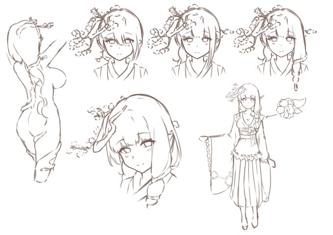 ジパング地方のドリアードさんを考察中…。
ジパングは自然信仰が盛んそうですし、実は多種多様なドリアードさんがいる地なのでは…! 