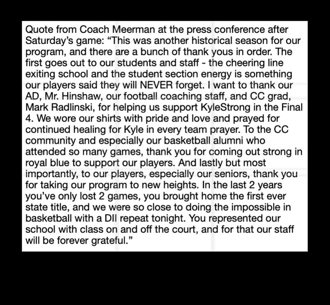 GR_CCHS's tweet photo. CC Pride!
#KyleStrong #RollCougs
๐ท Cheryl and Phil Klocke https://t.co/WXbL7GDfrg