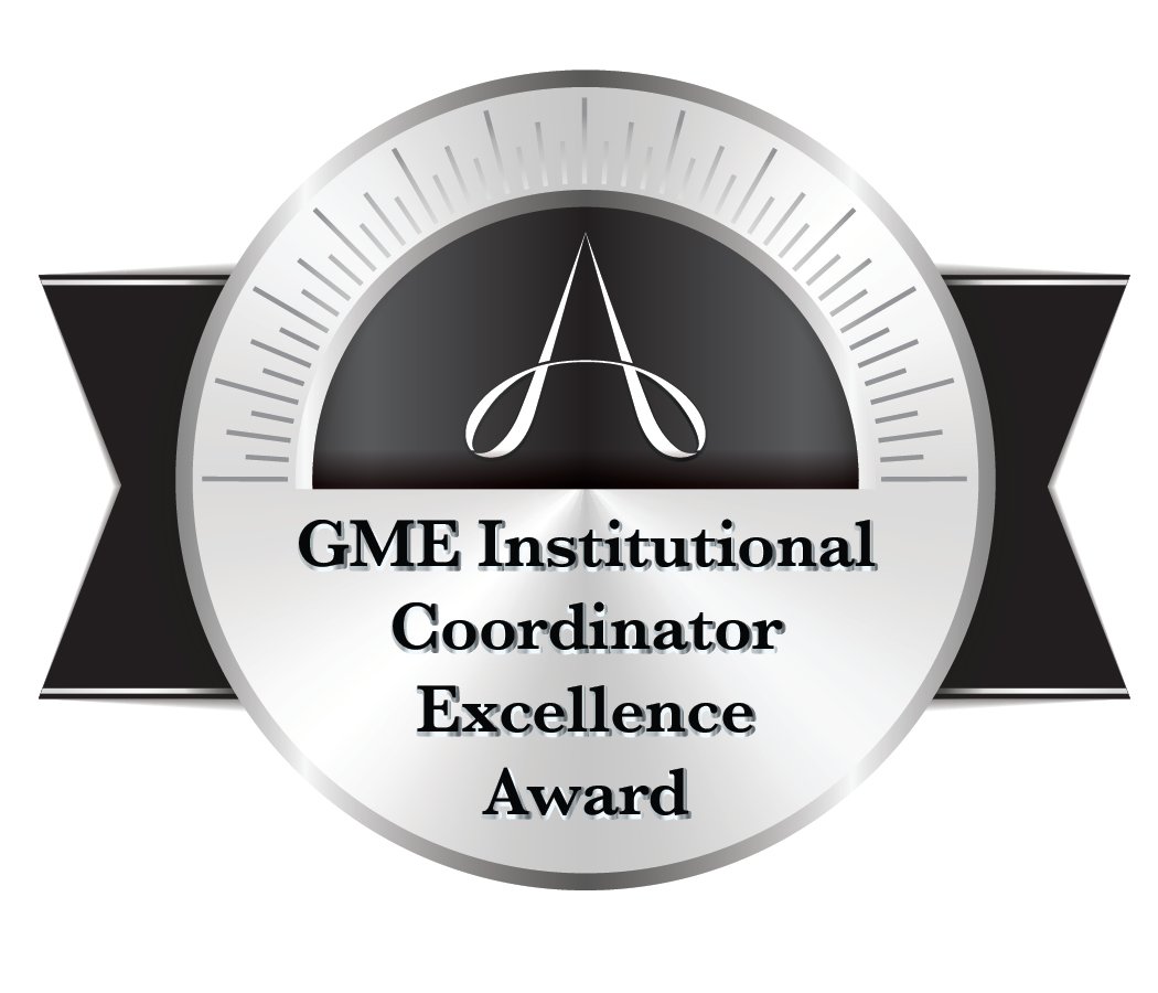 acgme's tweet photo. Nominate a coordinator who demonstrates in-depth knowledge of #GME &amp; skillfully manages the roles of administrator, counselor, organizer, &amp; scheduler for the #ACGME Institutional Coordinator Excellence Award. Nomination deadline is April 6. #MedEd https://t.co/s3YqTAlR4W https://t.co/FBlTYJ6ITq