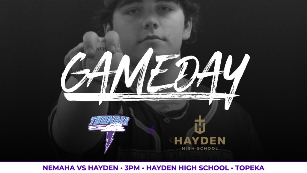 Thunder Baseball heads south to Topeka today to take on the Hayden Wildcats!

First pitch is set for 3PM at Hayden High School. Good luck boys, &amp; GO THUNDER!!!

#NCThunder #NCWay