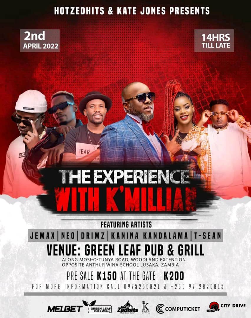 CityDrive4You's tweet photo. The Experience with Kmillian Show is on this weekend and City Drive is on board as a transport partner. We are giving away 4 tickets to the show. Simply download the app, Request a taxi and share this post. The more taxi requests and post shares you do the higher the chances https://t.co/VlQO55RSXu