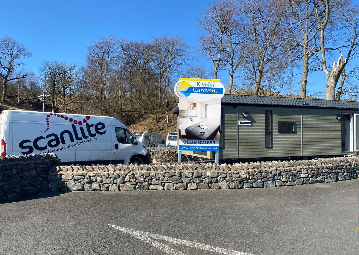 scanliteltd's tweet photo. Check out our amazing install completed over the weekend to be used to welcome clients to Kendal Caravans Limited.
Are you looking to update your entrance area?
Installing a welcome wall is a fantastic way of creating that wow factor for your customers 🤩
#DigitalMarketing #LED https://t.co/wq9XMu45zq