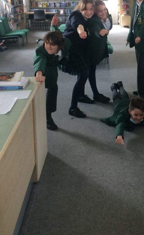 Our superhero teams for The National Reading Champions Quiz! <a href="/SibfordEnglish/">English | Sibford School</a> 
#NRCQuiz2022