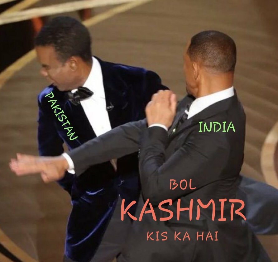 Firse bol... #Kashmir kiska hai!! 🤛👋

#KashmirRejectsPakistan
#Kashmir_Always_Part_Of_India
#WillAndChris 
#IndiaAndPakistan

@Tiny_Dhillon @bindasfauji @LevinaNeythiri @KashmirPolice