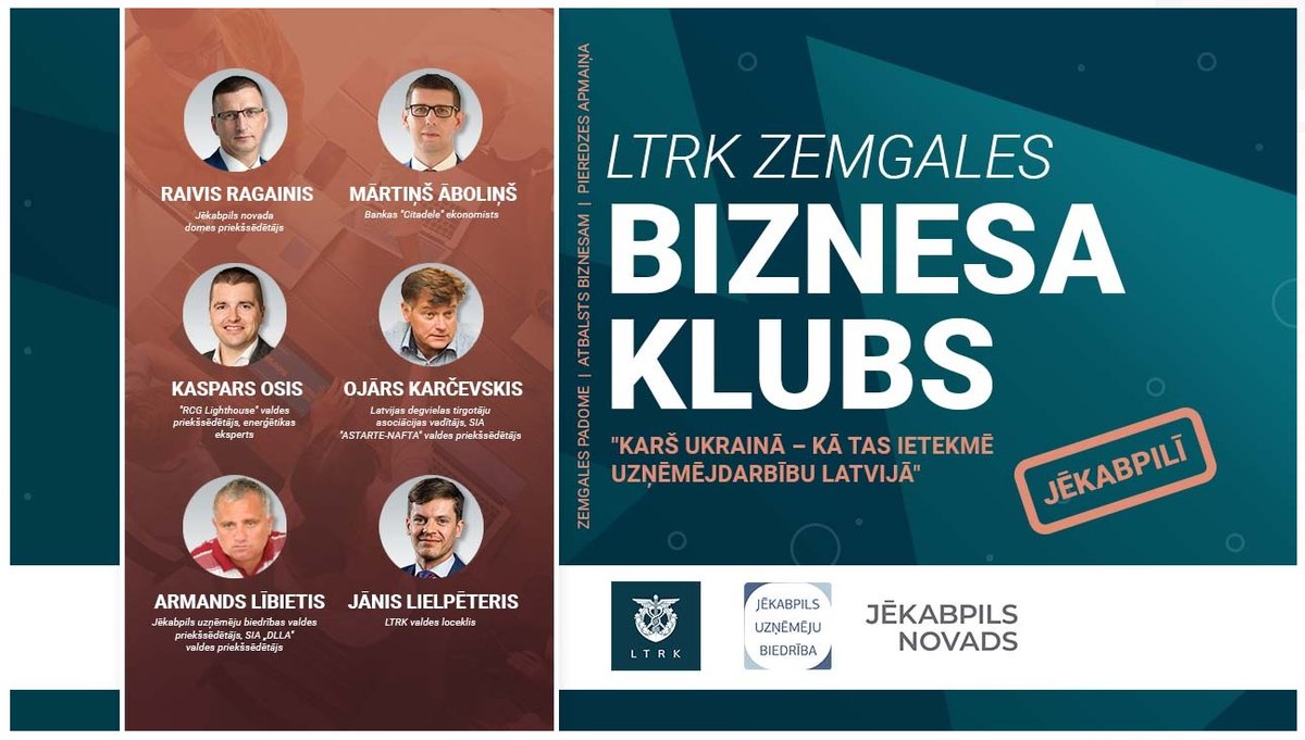KasparsOsis's tweet photo. 3dien @JekabpilsLV solās būt saturīga diskusija par aktuālākajiem uzņēmējdarbības un enerģētikas riskiem! 👇 Paldies par uzaicinājumu @LTRK_info, plašāks info te: https://t.co/lIdpeiwgll. https://t.co/XAXzNNgoh3