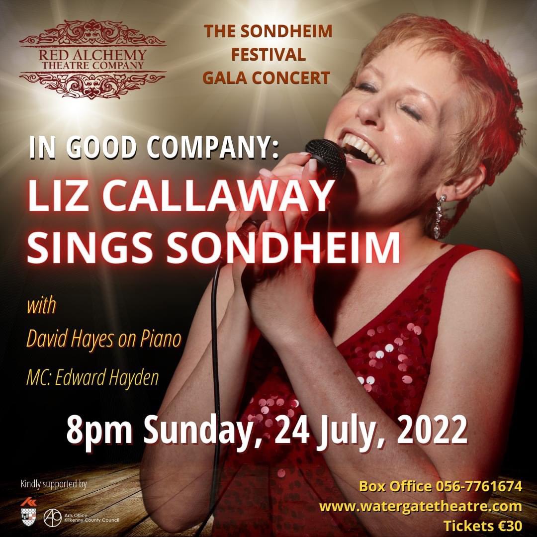 We are beyond excited to reveal that one of the greatest singing actresses of all time, Tony Award® nominee and Emmy winner Liz Callaway will close The Sondheim Festival with a gala concert In Good Company: Liz Callaway Sings Sondheim.  

#thesondheimfestival