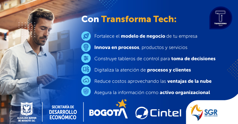 AcopiBtaCund's tweet photo. Lleva tu empresa a otro nivel 🏃 e inscríbete a #TransformaTech. Avanza en la #TransformaciónDigital de tu negocio y recibe acompañamiento de expertos durante 5 meses, sin costo.
¡Anímate a impulsar tu MiPyme con nosotros!
Postúlate antes del 31 de marzo https://t.co/oBbABLJiuW https://t.co/fRWLzRJlHF