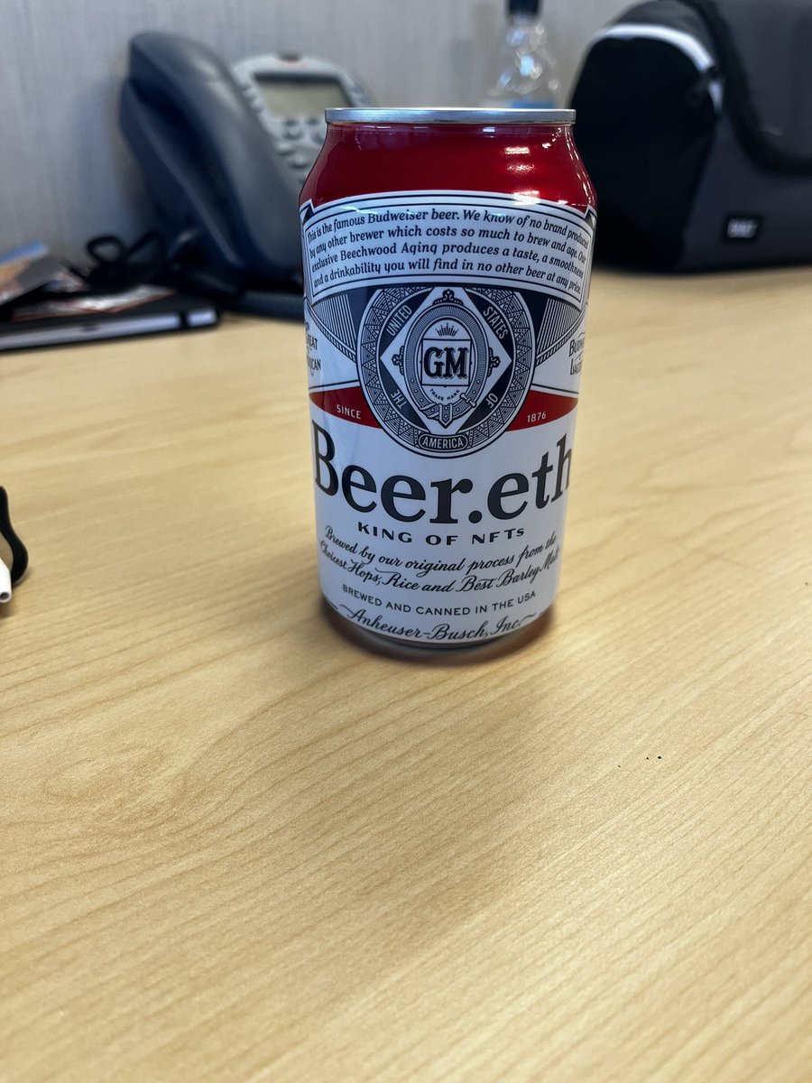 cryptolukeypls's tweet photo. Some awesome Budweiser and Bud Light Next cans from the NFT Beerfest held by Anheuser-Busch in STL yesterday! What a great event it was and got to meet so many NFT people 🍻 https://t.co/gZa3yni6r5