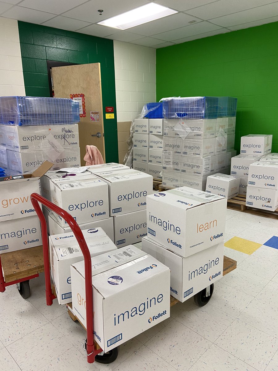 NEW CLASSROOM LIBRARY BOOKS!!! 🤩

Inventory is going to take me awhile if I keep stopping to read all the new books in the boxes. 😍

<a href="/nisdelemelar/">Elementary ELAR</a> #TheColeWay
