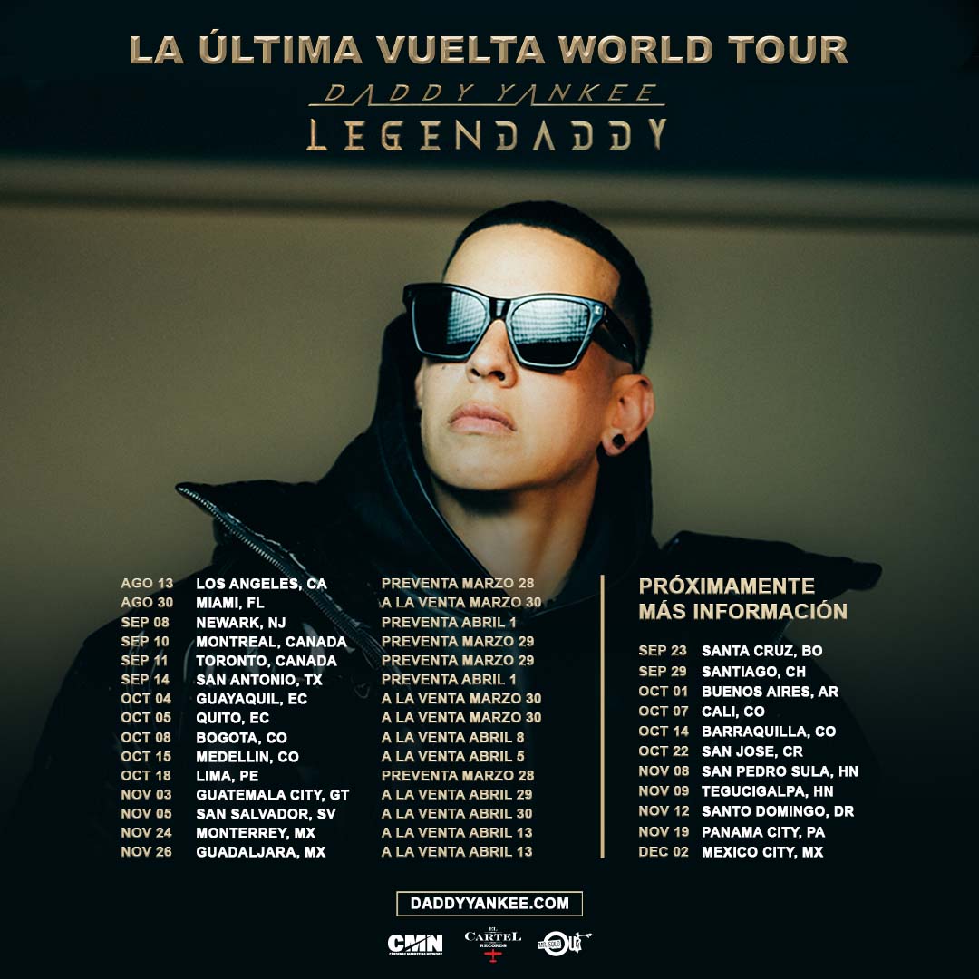 Cartelrecordsdy's tweet photo. Hoy se realizará la preventa🔥🔥🔥 para los siguientes shows:
📌Lima inicia a las 9am hora local (no se usarán código)
📌Los Angeles inicia a las 10am hora local, el código es  (LEGENDADDY) https://t.co/mh4hmrmKFL