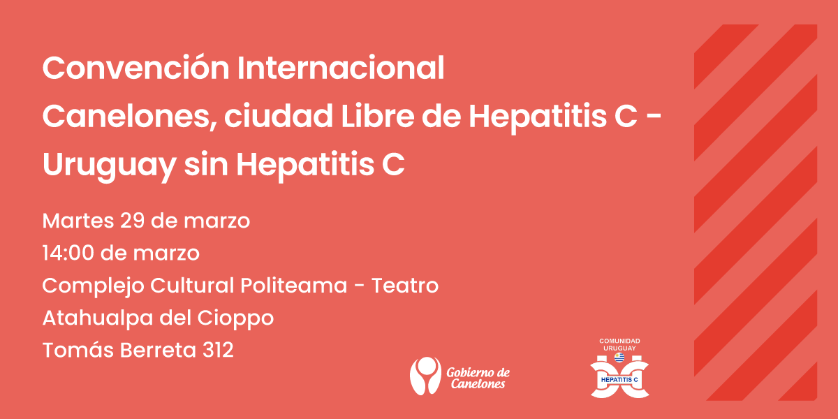 IntendenciaCanelones (@idcanelones) on Twitter photo 👩⚕️ #Canelones recibe la Convención Internacional Canelones libre de #HepatitisC - Uruguay sin Hepatitis C.
🗓️29/3 - 14 hs.
📍 <a href="/CCPoliteama/">Complejo Cultural Politeama</a> 👩⚕️ #Canelones recibe la Convención Internacional Canelones libre de #HepatitisC - Uruguay sin Hepatitis C.
🗓️29/3 - 14 hs.
📍 <a href="/CCPoliteama/">Complejo Cultural Politeama</a>