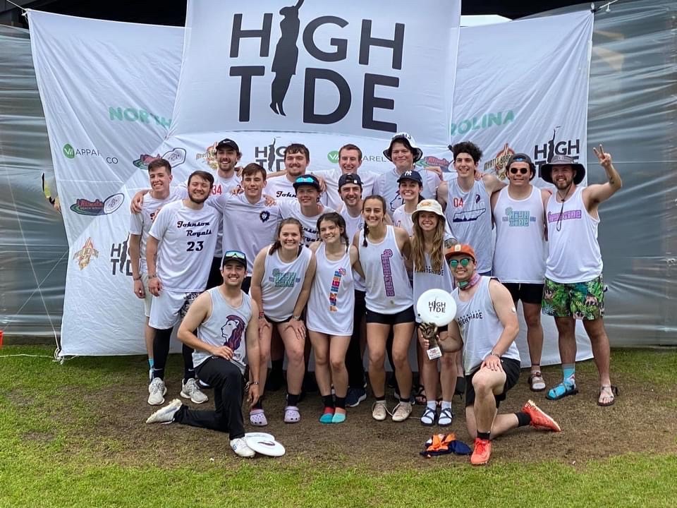 JohnsonUniv's tweet photo. Last week, Johnson's Ultimate Frisbee team placed first in the High Tide mixed division tournament. "We went undefeated!" said team member Ellie Stanfield. "It was also amazing to volunteer, serve the other teams, and show them the love of Jesus through our actions." https://t.co/hFBos9mu7E
