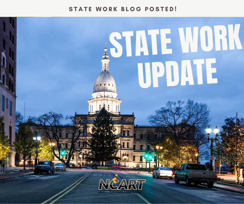 access2crt's tweet photo. NCART continues to actively advocate for needed access to #ComplexRehabTechnology in multiple states. Visit our blog (https://t.co/ma7yETTa9V) to for a summary of some of the state issues we are working to address on behalf of the CRT community. Questions? Email info@ncart.us! https://t.co/BfXodACt2b