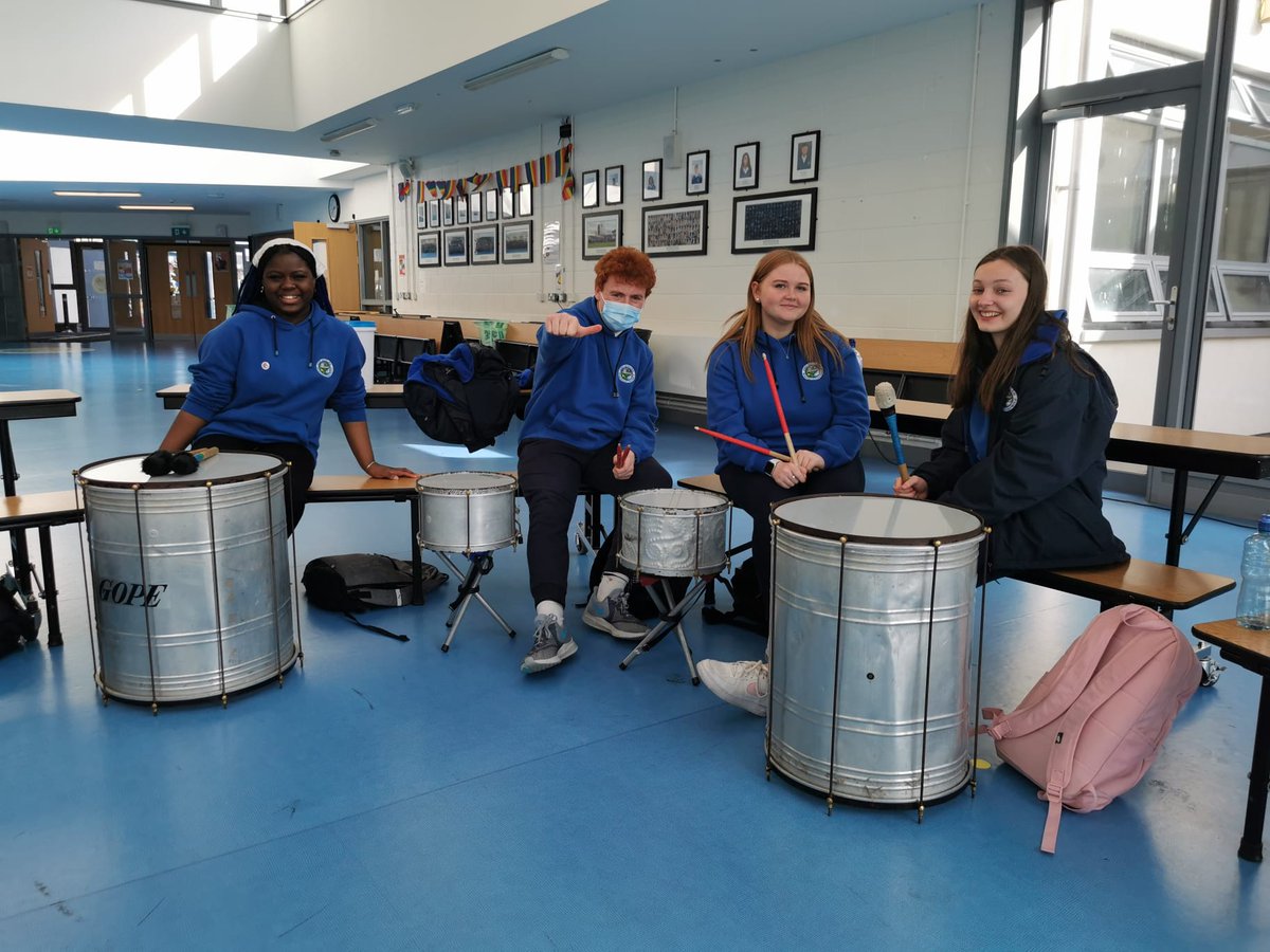 Music students enjoyed a Samba workshop last Thursday! 😀👏 #musicaleducation