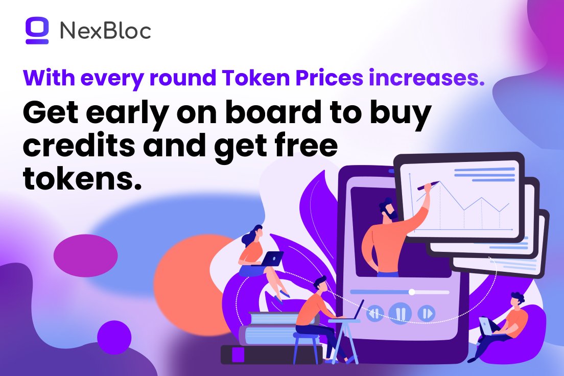FAIMdotWorld's tweet photo. Token Prices are lowest for the First Round and are Bound to increase as the Sale Progresses.
Start today: https://t.co/jKm311dX7D
#NexBloc #Token #NEXB #Tokensale https://t.co/vXAzXBjbHH