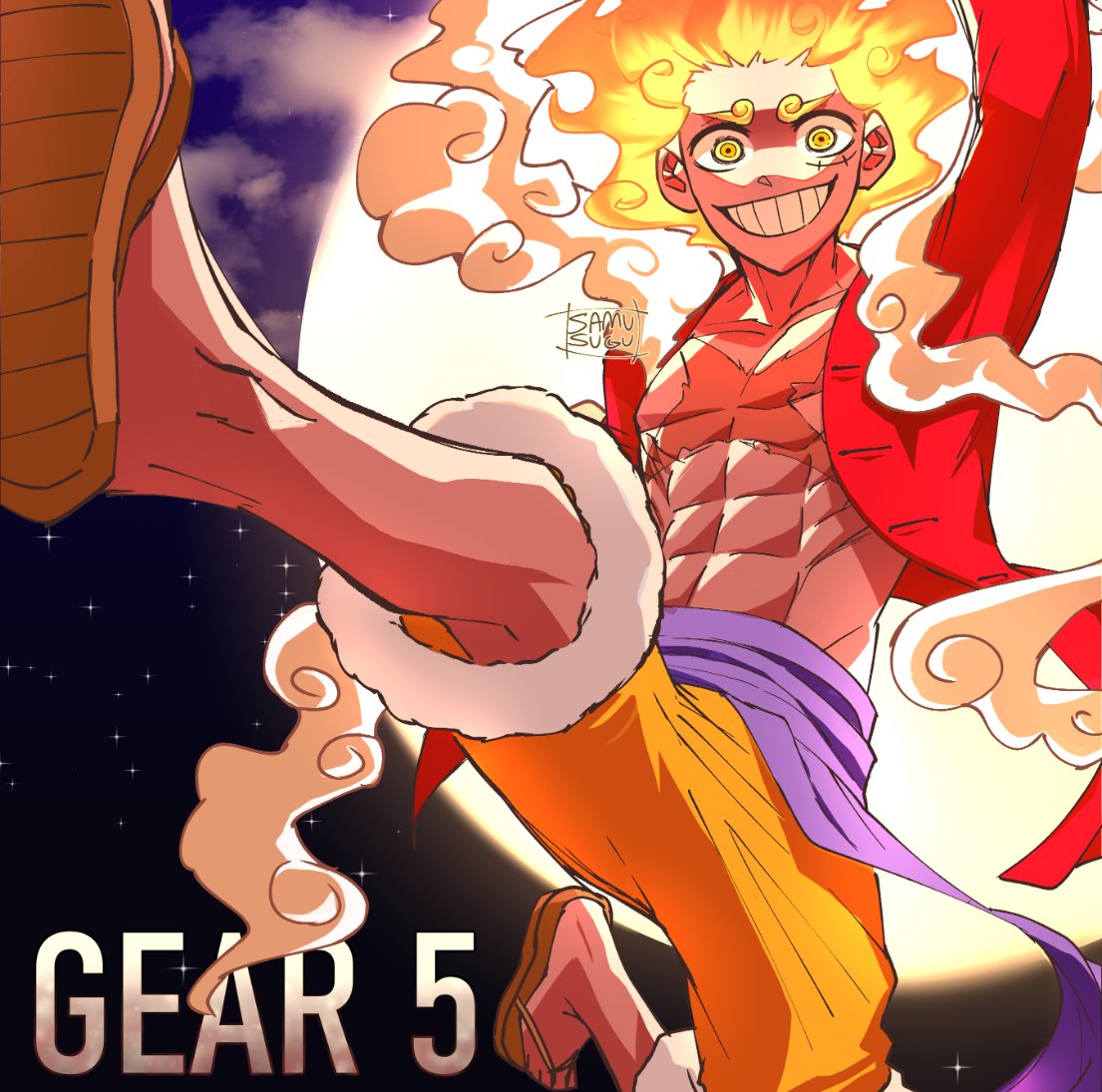 Luffy Gear 5 / Sun God Nika