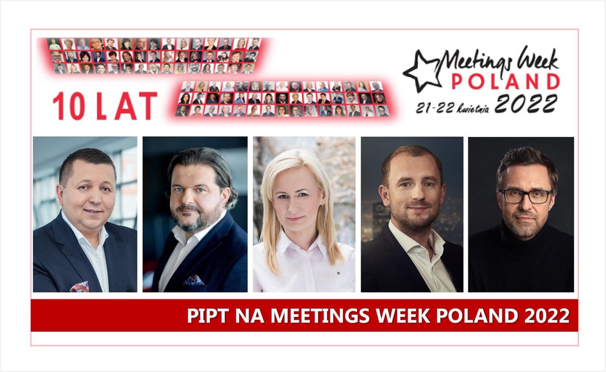 TomaszKobierski's tweet image. 21-22 kwietnia 2022 r. wezmę udział w jubileuszowej 10. edycja Meetings Week Poland 2022 – MWP 2022 podczas panelu ➡️ Targi jako narzędzie marketingu bezpośredniego i relacyjnego w nowej rzeczywistości &quot;pocovidowej&quot;. Współgospodarzem wydarzenia jest #PIPT