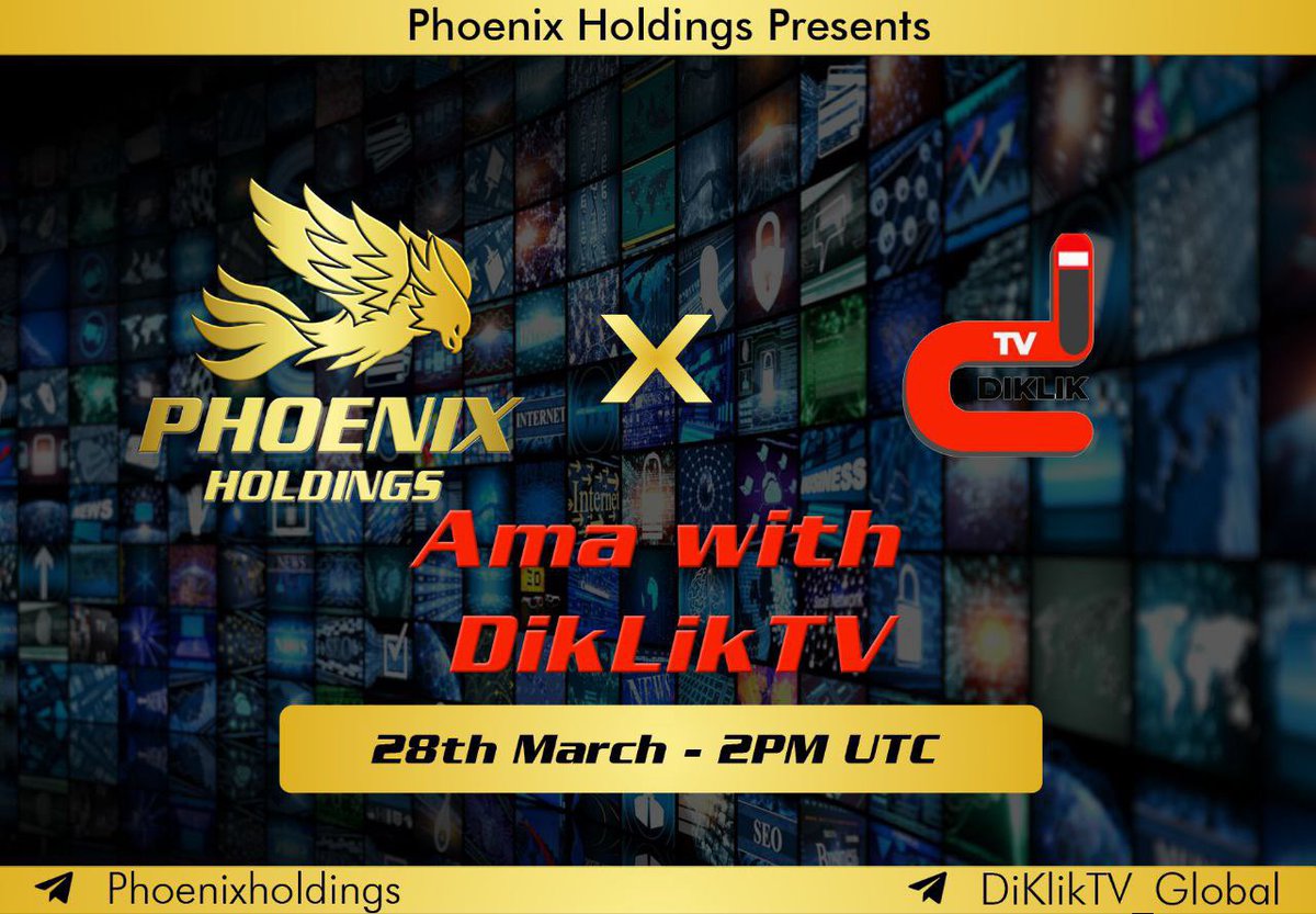 Let’s start the day with the AMA with <a href="/DiKlikTV/">DiKlik Token</a> 

#cryptocurrecy TV Channel, #mobileapp  and Auto #StakingRewards 

Launching on #BSC , #WhitelistGiveaway running, join up✌️
