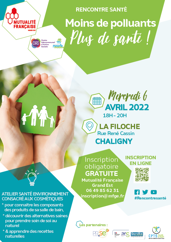 MFGrandEst's tweet photo. ♻️ 06.04.2022 à #Chaligny (54) : atelier "#Cosmétiques" du programme #MoinsDePolluantsPlusDeSanté
✅ Gratuit - Inscriptions : https://t.co/Y2hb05NBl7
Organisé avec @ars_grand_est @regiongrandest
#DrealGrandEst #CommunautéProfessionnelleTerritorialeDeSantéDeMMoselleEtMadon https://t.co/B8iwox4SfX